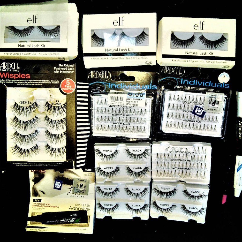 $ NEW&Open ARDELL & ELF FALSE LASHS & GLUE